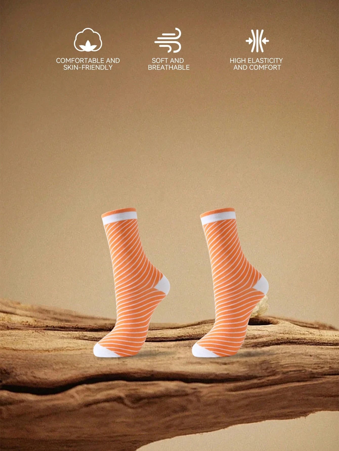 1 Pair sushi salmon socks