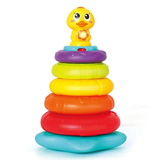 HOLA Little Rainbow Duck Rings Stacking