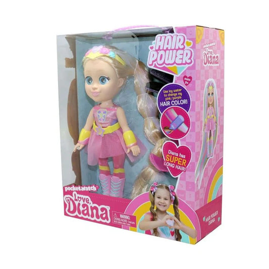 Love Diana Hairpower Doll with Styling Accessories
