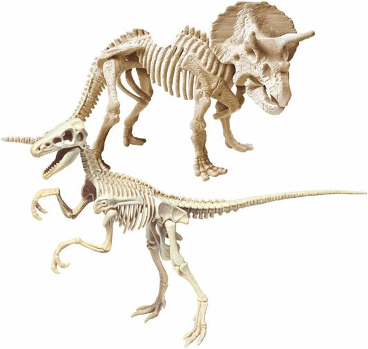 Dino kit 2in1 Triceratop+Velociraptor