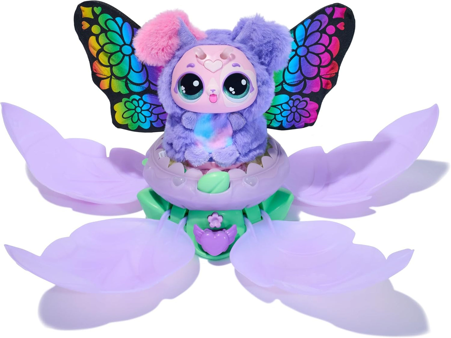 Hatchimals Bloomables Puppyfly Interactive Toy with Surprise, Double Transformation and Over 100 Sounds and Reactions, for Ages 4+