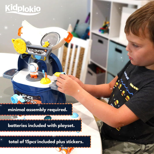 in 1 Space Rocket Astronaut Toys with Lights and Sounds