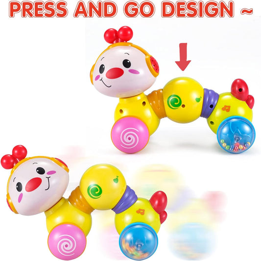 Hola Interactive Musical Crawling Caterpillar Toy with Lights and Sounds Ages 6+ M