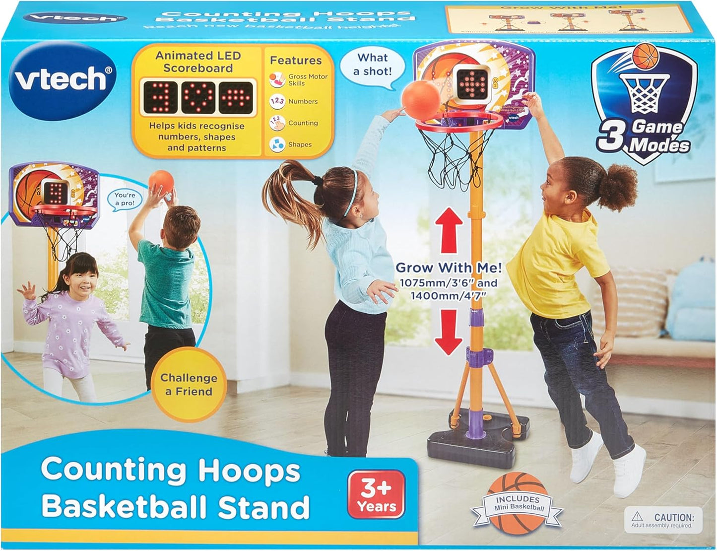 COUNTING HOOPS BASKETBALL STAND