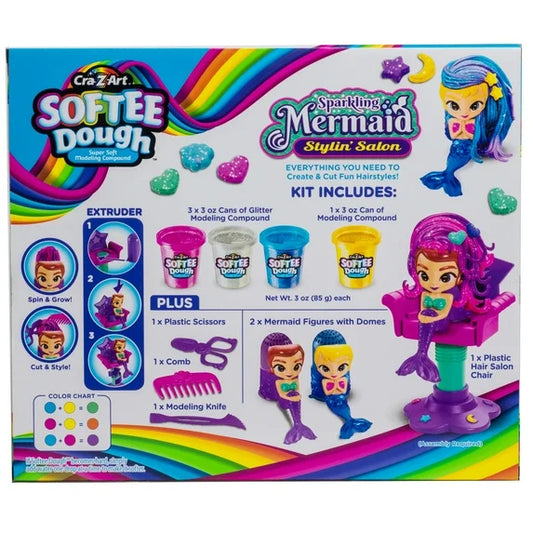 Softee Dough Sparkling Mermaid Stylin Salon