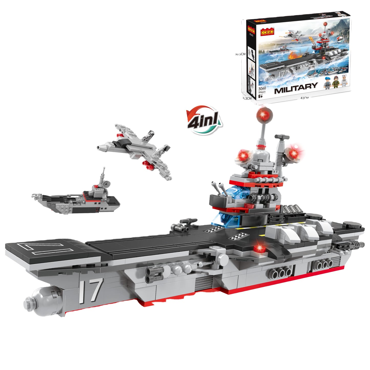 COGO military building blocks set