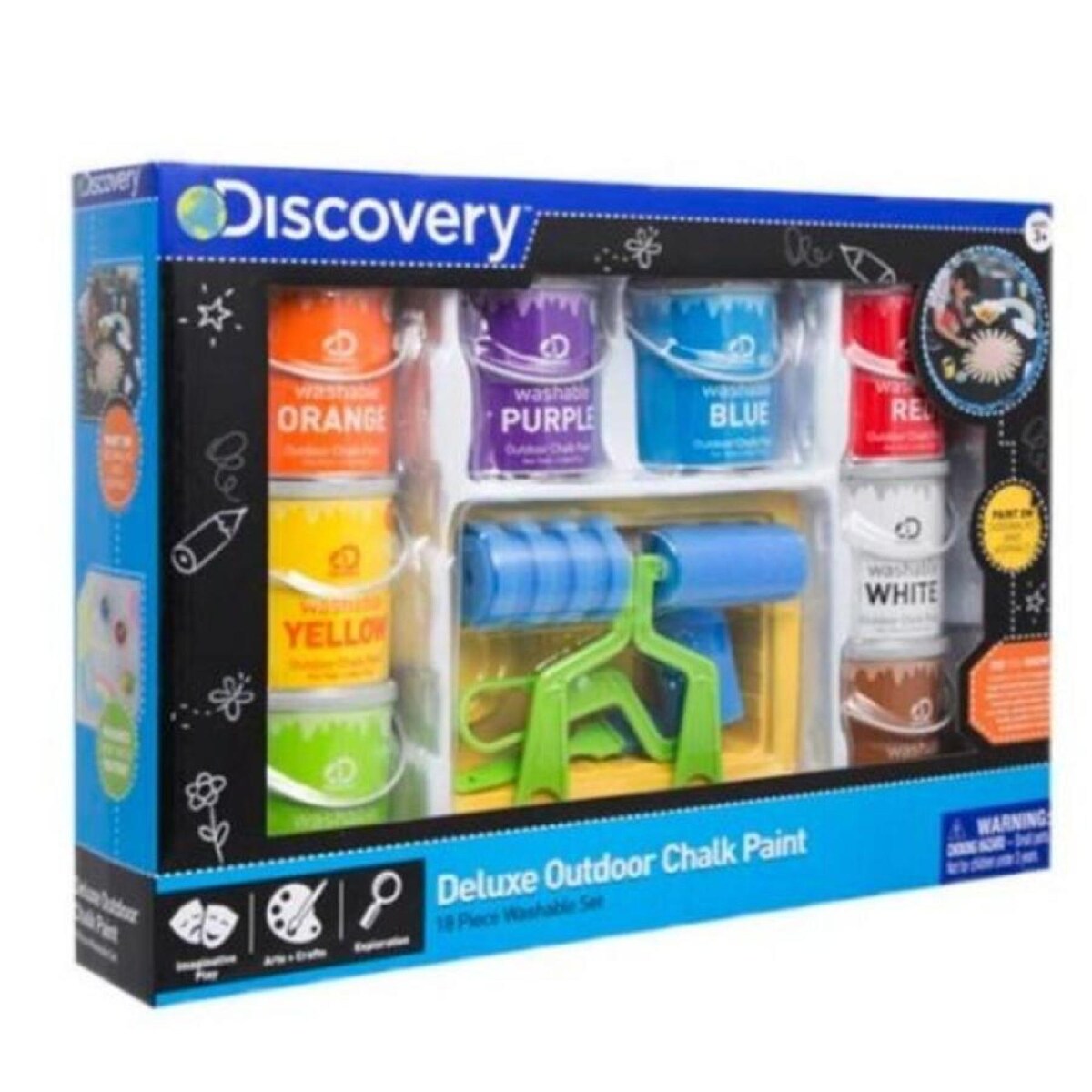 Outdoor Chalk Paint Play Set