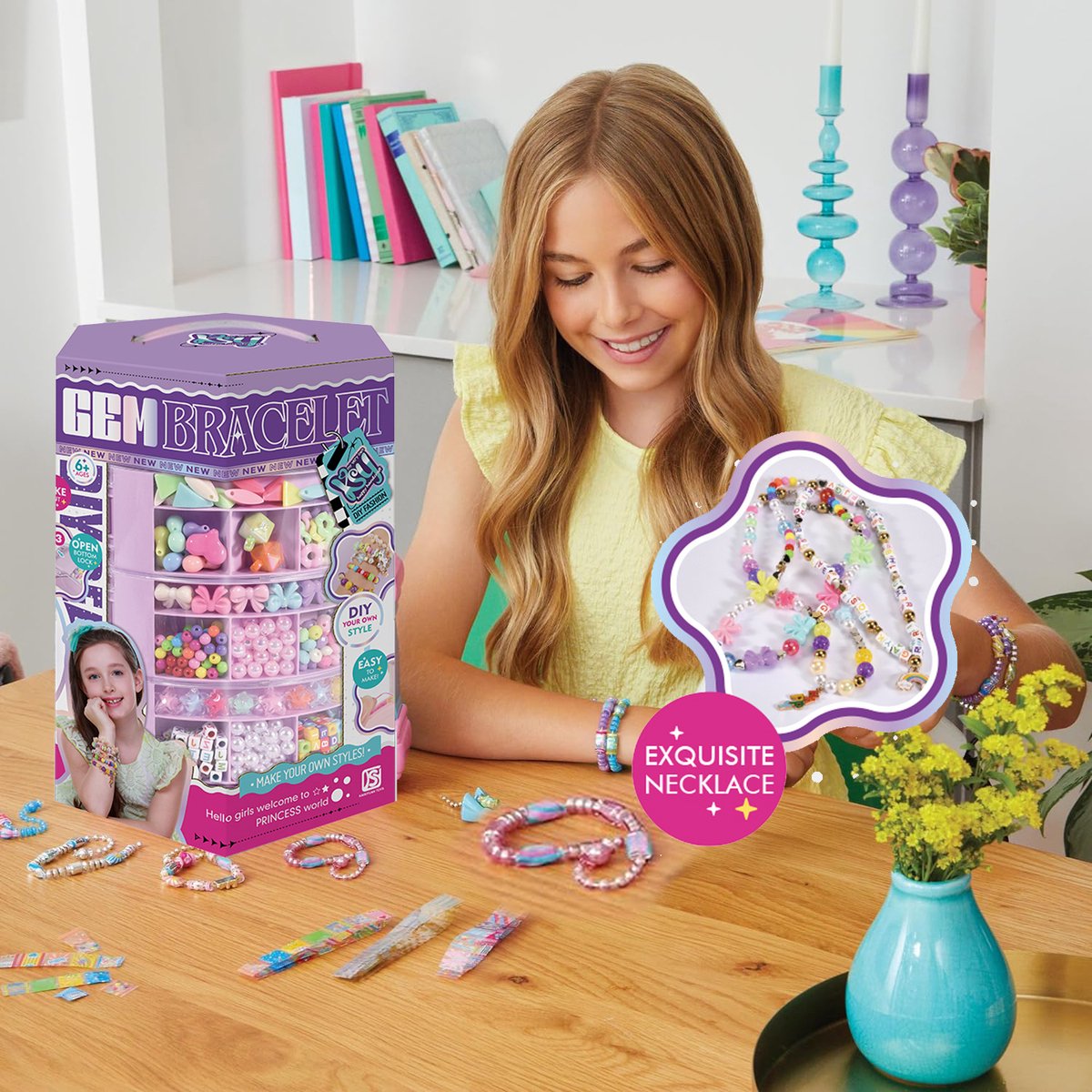 Beaded Jewelry Storage Box