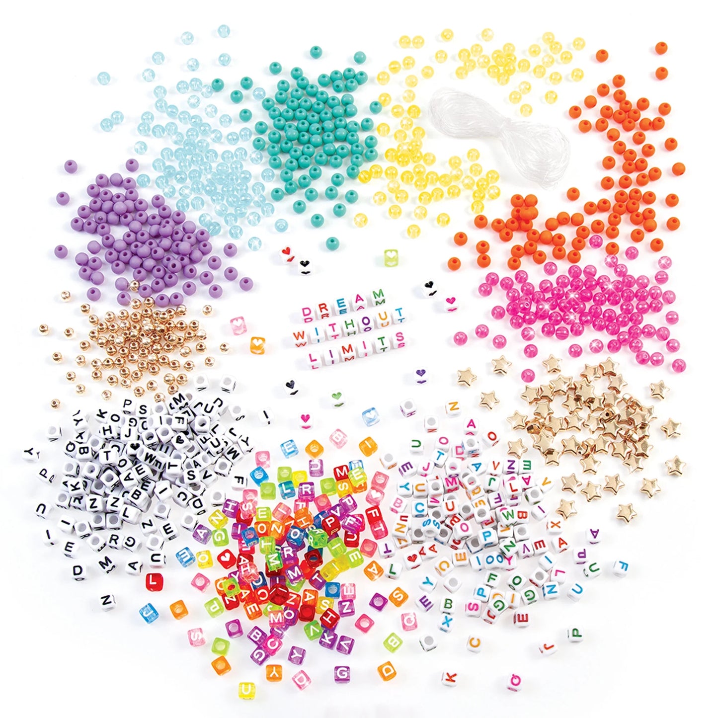 Alphabet Bead Bracelet Set – “Say Yes”