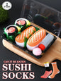 2 PAIRS Minimoonies Colorful Sushi & Salmon Design - Socks