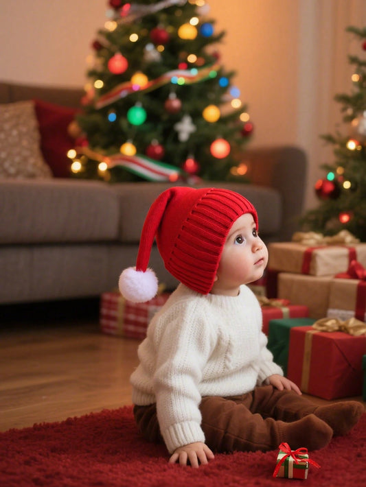 Long Tail Children's Winter Warm Christmas Hat
