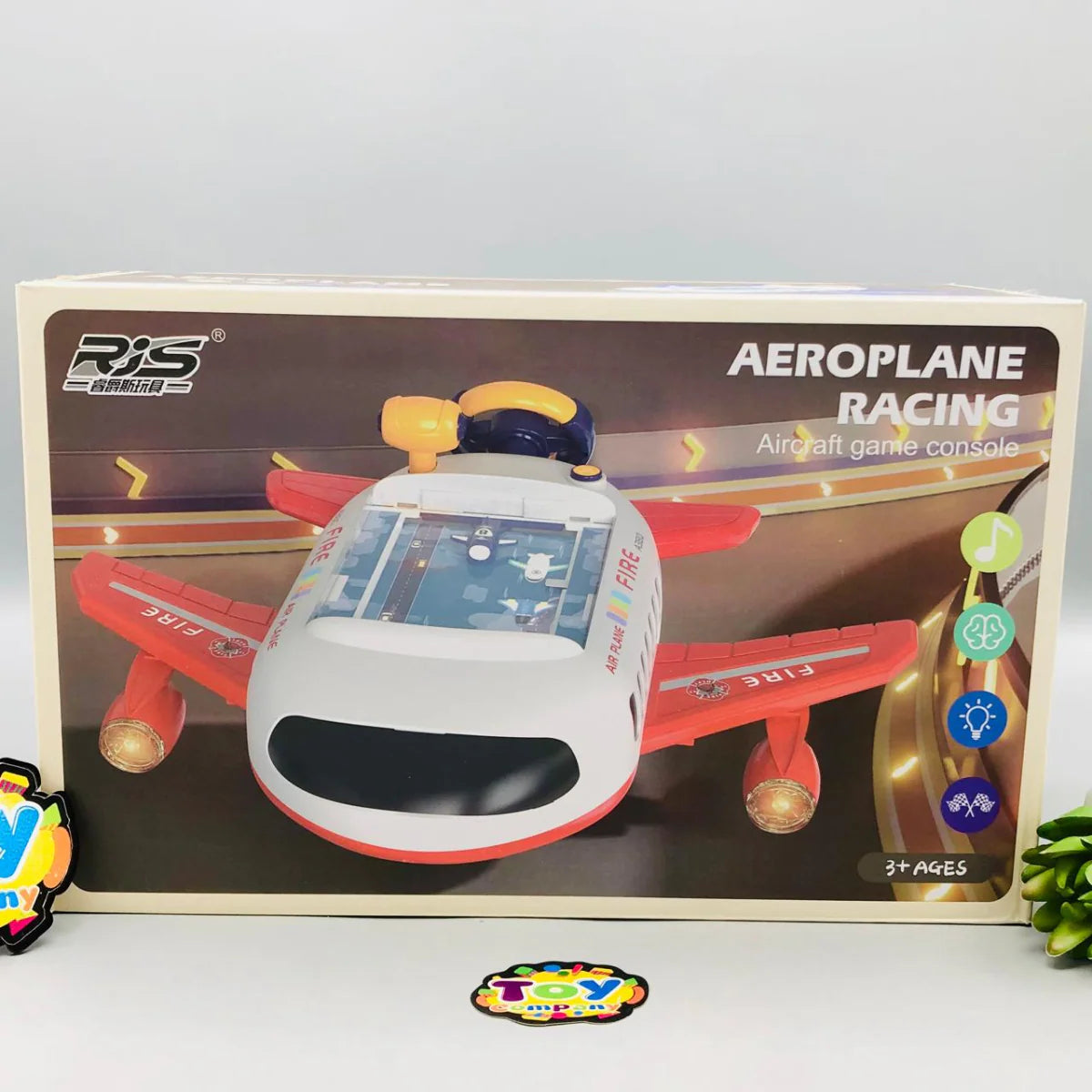 Electric Airplane Steering Wheel Game