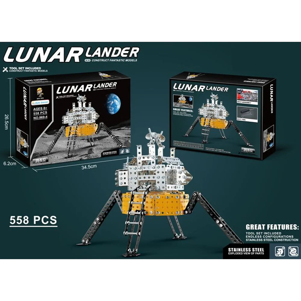 Children's Sci-fi Space Shuttle Building Blocks Kit - Educational DIY Rocket Bricks Set