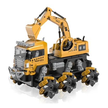 Rechargeable Remote Control Truck-Bulldozer with Robotic Wheels