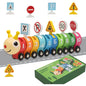 Wooden Caterpillar Train Sets