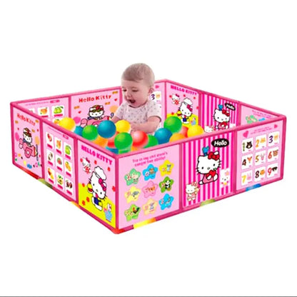 Colorful baby playpen