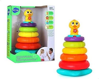 HOLA Little Rainbow Duck Rings Stacking