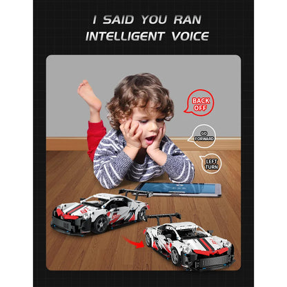 Pro Racing Educational Engineering Vehicle - Remote Control Car Building Blocks Set