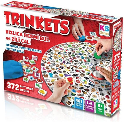Trinkets Matching and Observation Board Game for Kids
