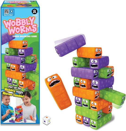 WOBBLY WORMS - TOWER BALANCING GAME