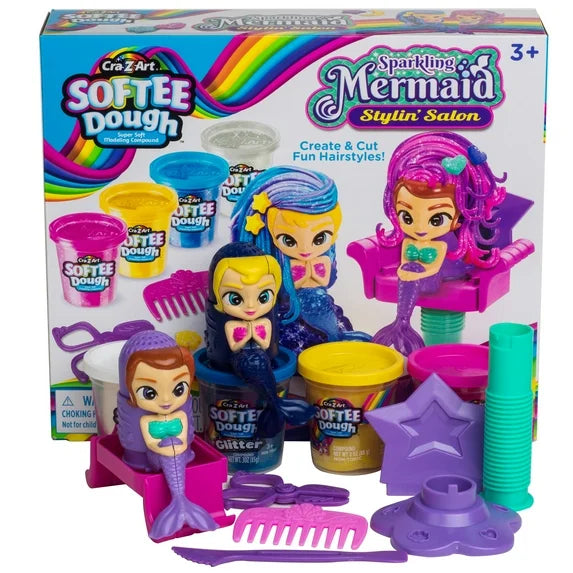 Softee Dough Sparkling Mermaid Stylin  Salon