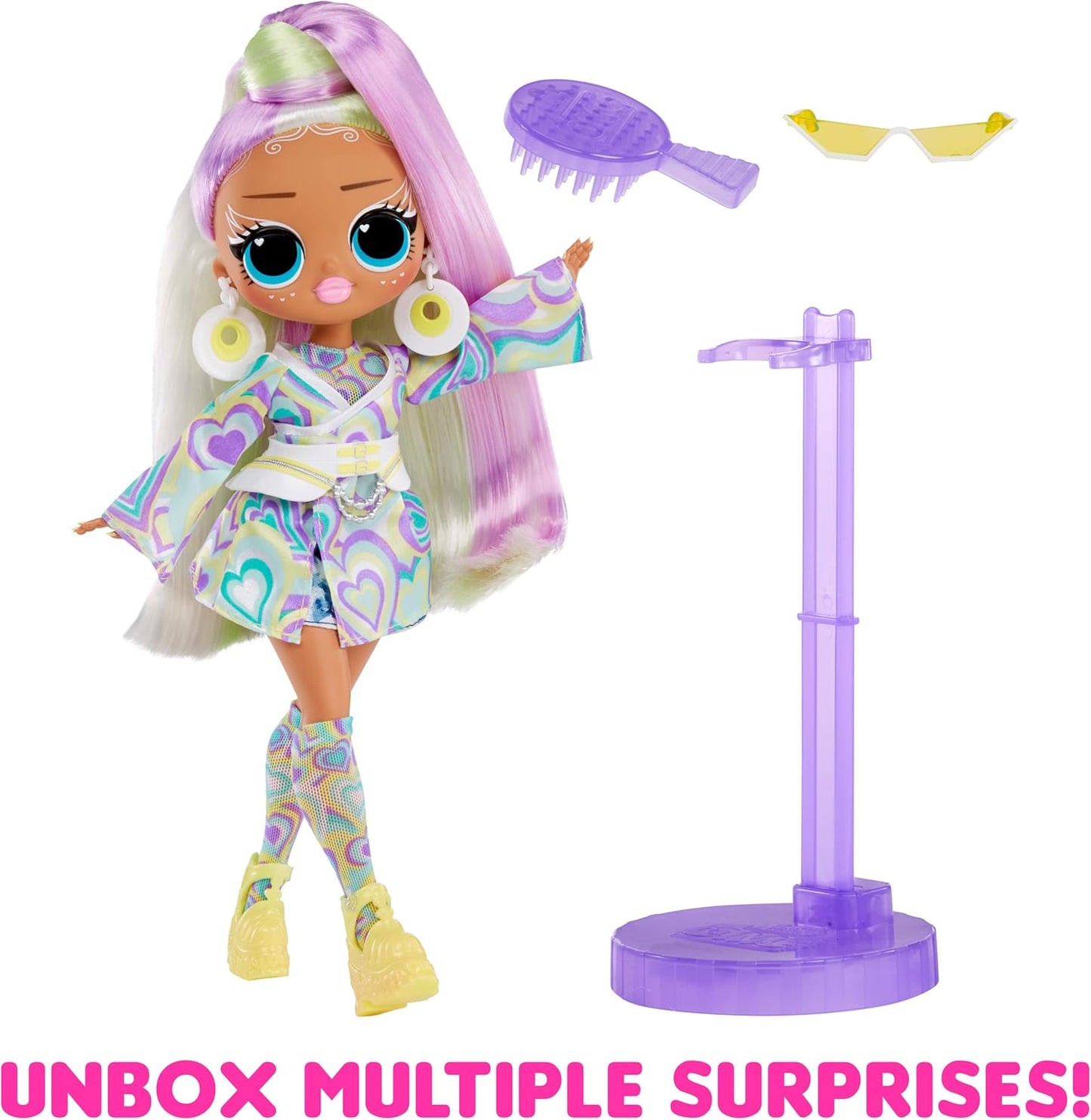L.O.L. Surprise! OMG Sunshine Makeover Sunrise Fashion Doll, Color Change Effect