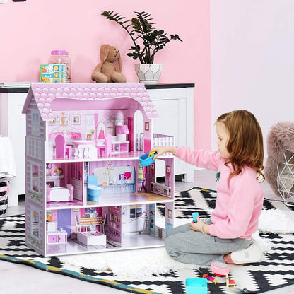 Dollhouse with Furniture and Accessories