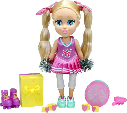 Love Diana Mashup Cheerleader Roller Skater Doll 13 Inches