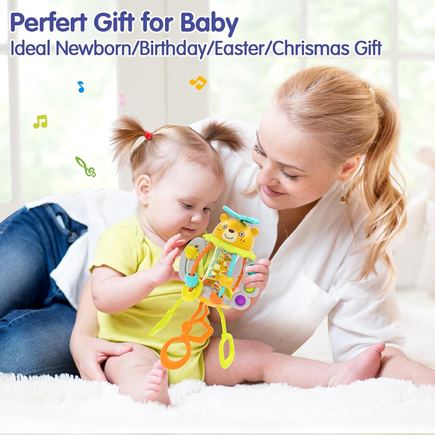 Shake and Pull Busy Activity Ball for Babies (6 Months+)