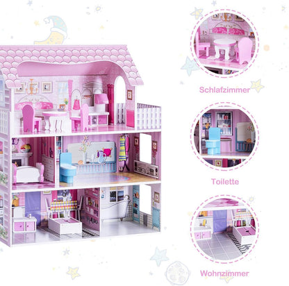 Dollhouse with Furniture and Accessories