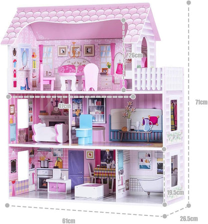 Dollhouse with Furniture and Accessories