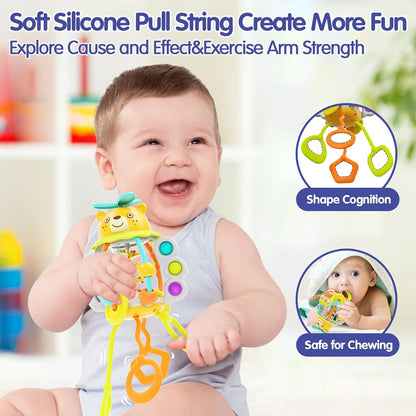 Shake and Pull Busy Activity Ball for Babies (6 Months+)