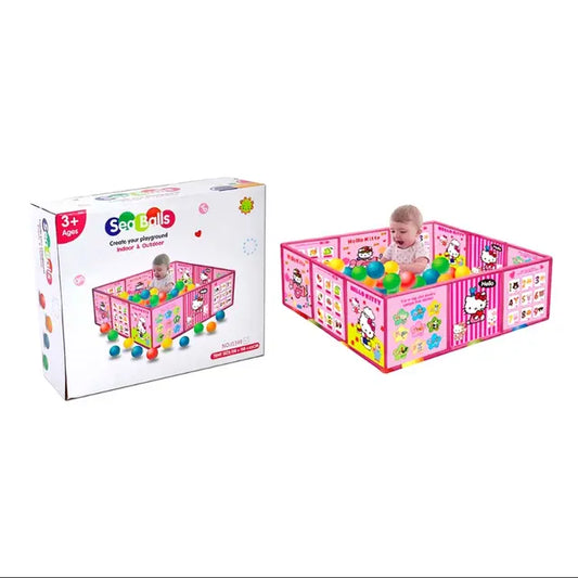Colorful baby playpen