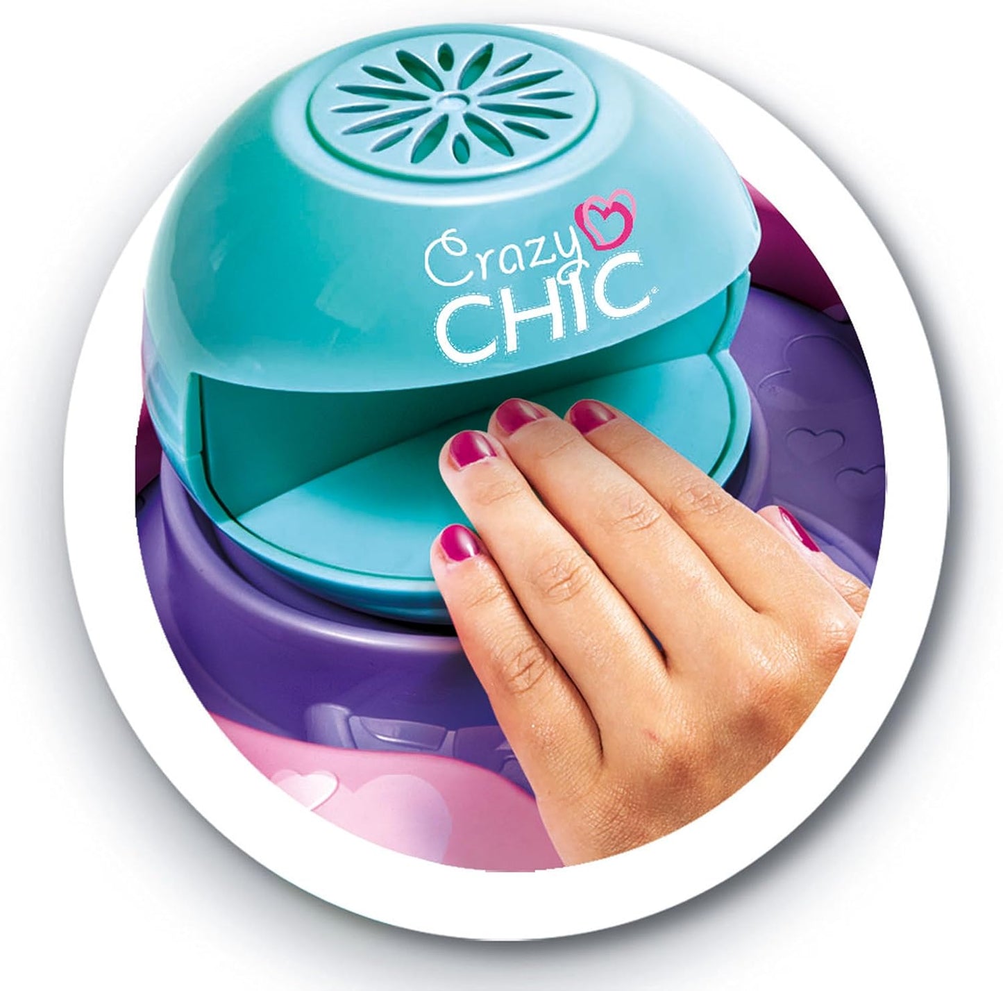 Clementoni- Crazy Chic Cool Nail Art Set for Kids