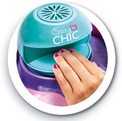 Clementoni- Crazy Chic Cool Nail Art Set for Kids