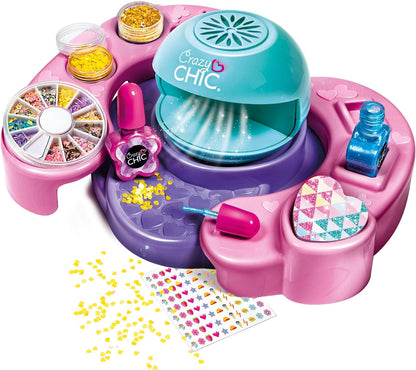 Clementoni- Crazy Chic Cool Nail Art Set for Kids