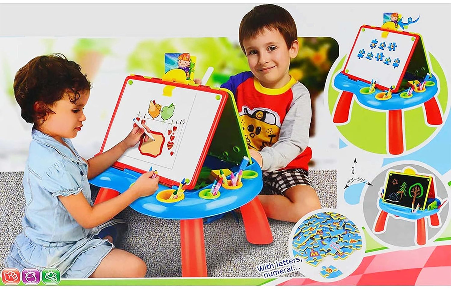 Art centre learning Easel - double sided