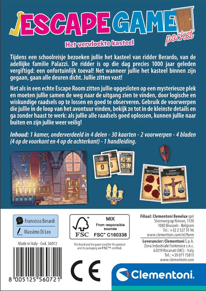 Clementoni Board Games, Escape Game