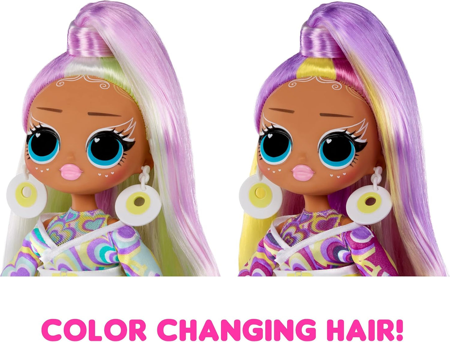 L.O.L. Surprise! OMG Sunshine Makeover Sunrise Fashion Doll, Color Change Effect
