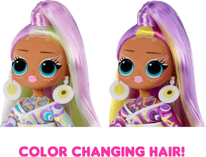 L.O.L. Surprise! OMG Sunshine Makeover Sunrise Fashion Doll, Color Change Effect