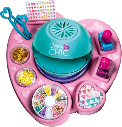 Clementoni- Crazy Chic Cool Nail Art Set for Kids