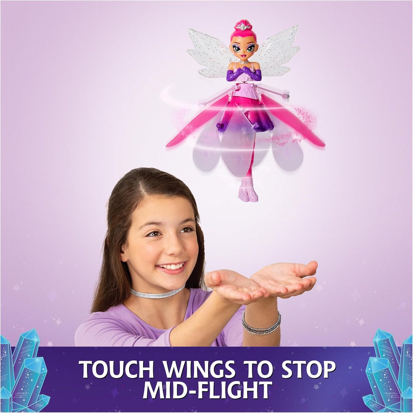 CRYSTAL FLYERSMAGICAL DOLL WITH CRYSTAL WINGS