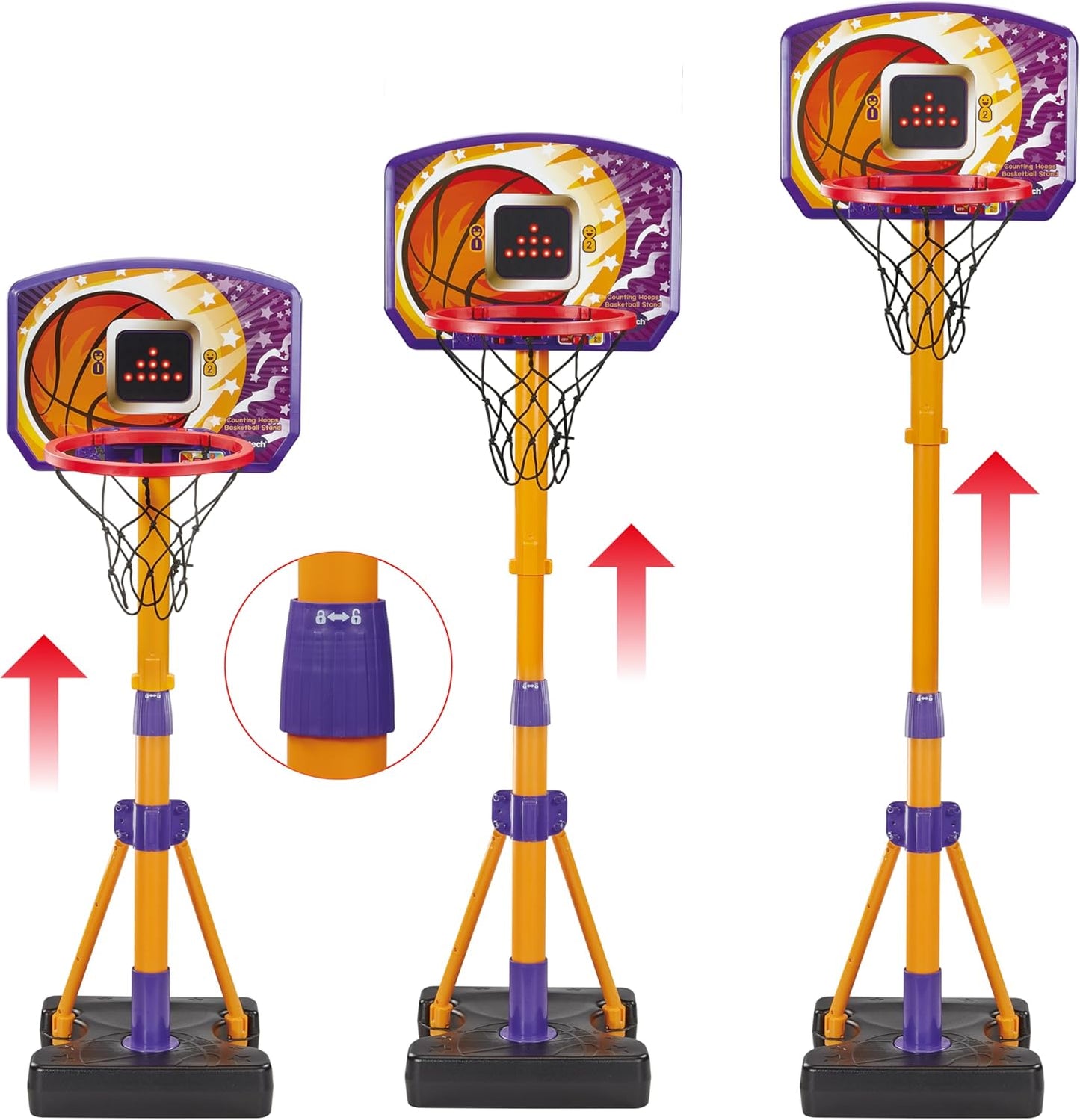 COUNTING  HOOPS  BASKETBALL  STAND