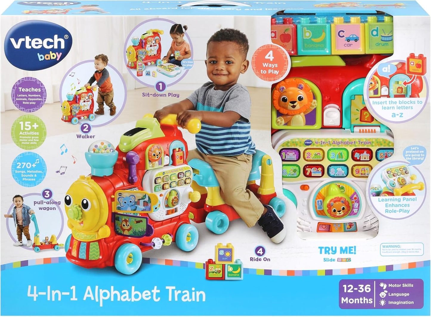 4-in-1 Alphabet Train (UK)