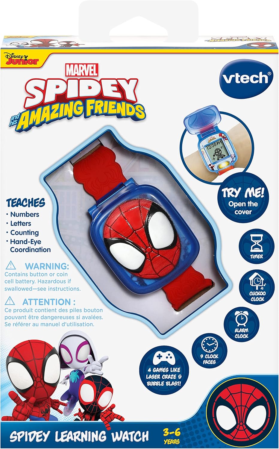 SPIDEY  LEARNING  WATCH