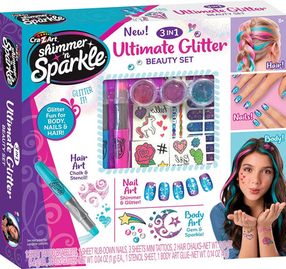 3-in-1 Ultimate Glitter Beauty Set