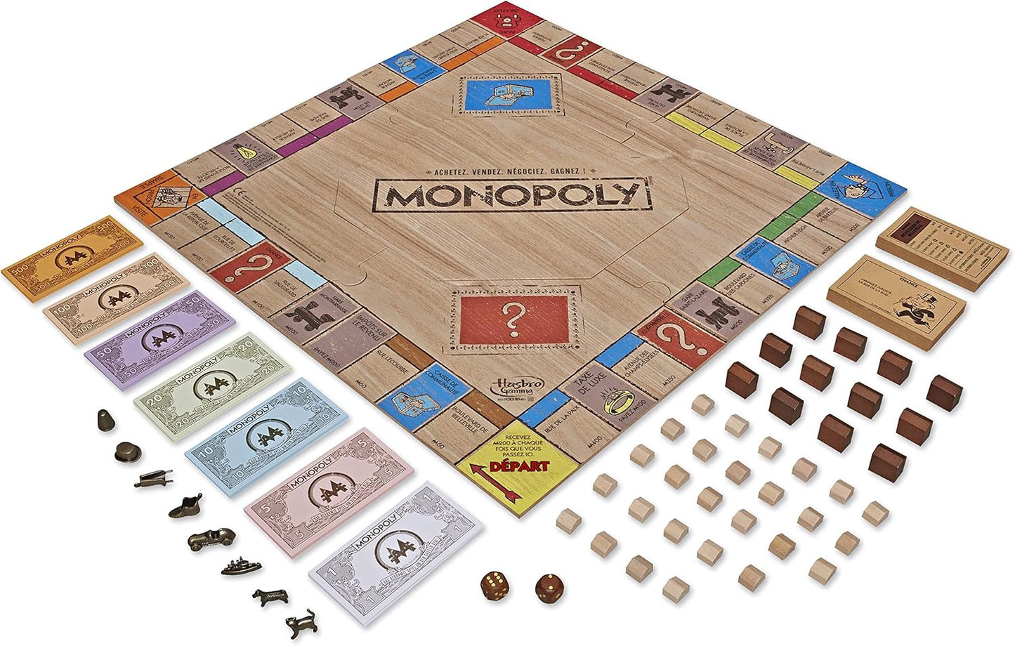 Monopoly Vintage Edition, Hasbro Gaming Board Game - HUGG Exclusive