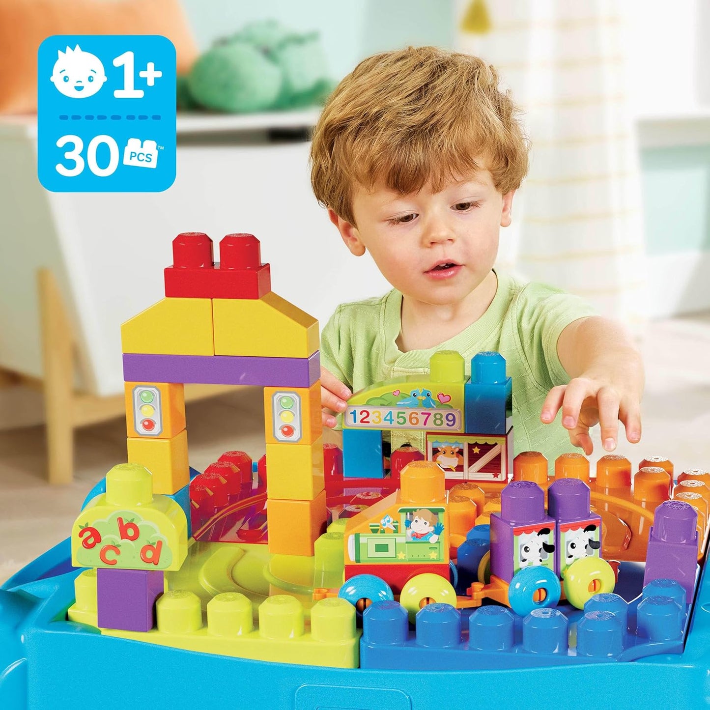 Mega Bloks Build ’N Learn Table Activity Set