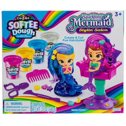 Softee Dough Sparkling Mermaid Stylin  Salon