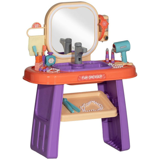 Toddler Makeup Table with Faucet